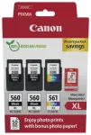 Tindikassettide komplekt Canon PG-560XL/CL-561XL 3712C012 Photo Value Pack must/ts&uuml;aan/magenta/kollane