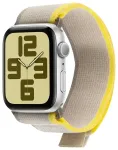 Obal:Me Textile nutikella rihm Apple Watch (42/44/45/46/49 mm) jaoks | nailonist | beež/kollane