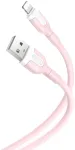 XO NB212 data transfer and charging cable | USB-A to Lightning | 10.5W | 1m | pink