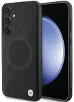BMW BMHMS24M23RTPK S24+ S926 black|black hardcase Signature Leather Half Textured & Circle MagSafe