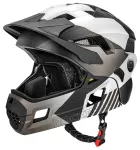 Rockbros TS-61 10110061006 Children's Bike Helmet with Detachable Chin Size M (54-57) - Gray