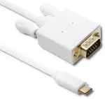 Qoltec USB 3.1 t&uuml;&uuml;p C isane / VGA isane kaabel | Full HD | Alternate mode | 2m