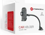 Forcell F-Grip Carbon Bracket auto telefonihoidik iminapaga kuni 95 mm klambriga must