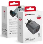 Forcell F-Energy VT-31 reisilaadija | 33W | PD, QC, GaN | USB-C, USB-A | hall