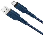 Hoco X59 andmeedastus- ja laadimiskaabel | USB-A kuni USB-C | QC | 15W | 1m | sinine