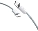Dudao L6C andmeside- ja laadimiskaabel | USB-C kuni USB-C | 60W | 2m | helesinine