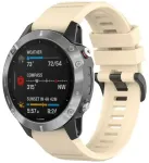 Beline Watch 1 nutikella rihm Garmin Fenix 7 Pro/8/E/MARQ Gen2/Epix Pro Gen2 (22 mm) jaoks | silikoonist | beež