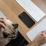 Silicone telefoni &uuml;mbris MagSafe toega iPhone 17 Pro | iPhone 18 Pro must