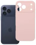 Silicone 2mm telefoni &uuml;mbris iPhone 18 Pro Max | iPhone 17 Pro Max roosa
