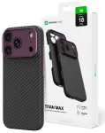 AmazingThing Titan Max Lens telefoni &uuml;mbris MagSafe toega iPhone 18 Pro lilla