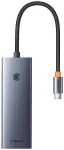 Baseus UltraJoy 7-in-1 dokkimisjaam USB-C kuni HDMI | 3x USB 3.0 | USB-C | SD | microSD | hall