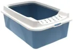 Covered cat litter box - Gimborn TOILETTE C|B BEA Blue 57x39x21