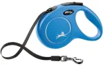 Automaatne rihm koertele : Trixie Flexi New Classic, tape leash, XS: 3 m, blue