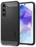 Spigen Rugged Armor telefoni &uuml;mbris Samsung Galaxy A55 5G must