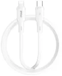 BWOO silikoonkaabel X329CL 27W USB-C - Lightning 1 m, valge