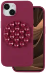 Silicone Stick telefoni &uuml;mbris iPhone 13 tumepunane