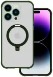 Tel Protect Magical telefoni &uuml;mbris alusega ja MagSafe toega iPhone 15 Plus roheline