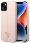 Guess GUHCP14MSLTGP iPhone 14 Plus | 15 Plus 6.7" r&oacute;żowy|pink hardcase Silicone Triangle