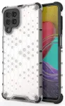 Honeycomb soomustatud telefoni &uuml;mbris Samsung Galaxy M53 (M536) l&auml;bipaistev