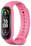 Nutikella rihm Xiaomi Mi Band 5/6/7 jaoks | silikoonist | roosa