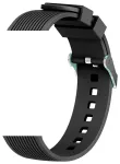 Devia Deluxe Sport nutikella rihm Samsung Galaxy Watch 1/2/3 (42 mm) jaoks | silikoonist | must
