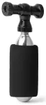 Rockbros CO₂ pump, alumiiniumisulamist klapipea, padrunita, Presta/Schrader &uuml;hilduv &ndash; must
