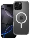 Forcell F-Protect Clear Hybrid Premium telefoni &uuml;mbris MagSafe toega iPhone 16 Pro Max l&auml;bipaistev
