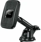 Hoco CA75 autohoidik juhtmeta laadijaga 15W paneelile v&otilde;i klaasile Black