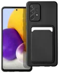 Riff Card seeria silikoonist telefonikaas kaarditaskuga Xiaomi Redmi 12C Black