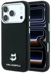 Karl Lagerfeld Grained Choupette Head Metal telefoni &uuml;mbris MagSafe toega iPhone 18 Pro Max | iPhone 17 Pro Max must