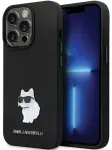 Karl Lagerfeld KLHCP13LSMHCNPK Silicone C Metal Pin telefoni &uuml;mbris iPhone 13 Pro | iPhone 13 must