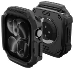 Spigen Rugged Armor nutikella &uuml;mbris Apple Watch Series 12 (42 mm) jaoks | must