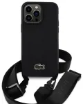 Lacoste Iconic Petit Pique Crossbody Woven Logo telefoni &uuml;mbris iPhone 15 Pro Max must