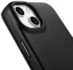 iCarer CE Premium Leather Folio Case raamatstiilis nahast &uuml;mbris iPhone 14 Plus, magnetkinnis, MagSafe, must (WMI14220715-BK)