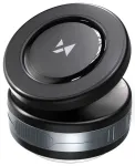 Wozinsky magnetic car phone holder with 15W wireless charging MagSafe compatible black