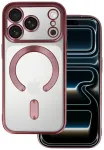 Metallic telefoni &uuml;mbris MagSafe toega iPhone 17 Pro roosa