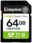 Kingston *SD 64GB Canvas Select Plus Gen3 R100MB/s