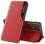 Eco Leather View Case an elegant case with a flap and stand function for Samsung Galaxy A73 red