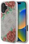 Guess GUHMP16SP4ROPEMCP iPhone 16 6.1"    r&oacute;żowy|pink hardcase 4G Flowers Print MagSafe
