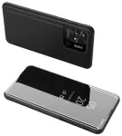 Clear View Case cover for Xiaomi Redmi 10C cover with a flap black