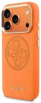 Guess PU Perforated 4G telefoni &uuml;mbris iPhone 17 Pro oranž