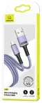 USAMS U52 SJ435 andmeside- ja laadimiskaabel | USB-A kuni Micro USB | 10W | 1m | lilla