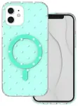 Bubble Dots Mag telefoni &uuml;mbris MagSafe toega iPhone 12 | iPhone 12 Pro roheline