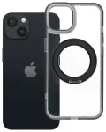 Frame Circle Stand telefoni &uuml;mbris alusega ja MagSafe toega iPhone 13 must