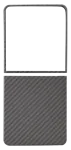 Tactical Aramid telefoni &uuml;mbris MagSafe toega Samsung Galaxy Z Flip 8 (F776) must