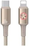 USAMS Huan Series SJ753 andmeedastus- ja laadimiskaabel | USB-C kuni USB-C | 30W | 1.2m | pruun