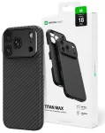 AmazingThing Titan Max Lens telefoni &uuml;mbris MagSafe toega iPhone 18 Pro must