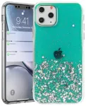 Fusion glue glitter kaitse&uuml;mbris telefonile iPhone 13 Roheline