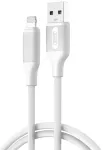 XO NB265 andmeedastus- ja laadimiskaabel | USB-A kuni Lightning | 12W | 1m | valge