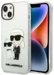 Karl Lagerfeld KLHCP14MHNKCTGT iPhone 14 Plus | 15 Plus 6,7" transparent hardcase Gliter Karl&Choupette